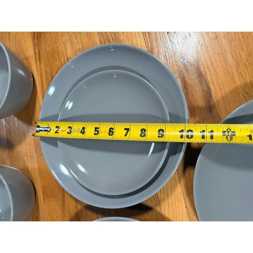 Project 62 Gray Stoneware Dinnerware Set 8 Pc Plates Bowls Target Modern